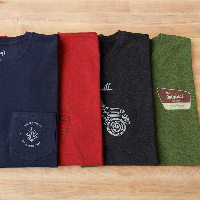 public-lands-t-shirt-w6 klean_shirt_all_designs_outlayed_lifestyle.jpg